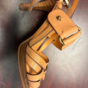 Elegant Tan High Heels